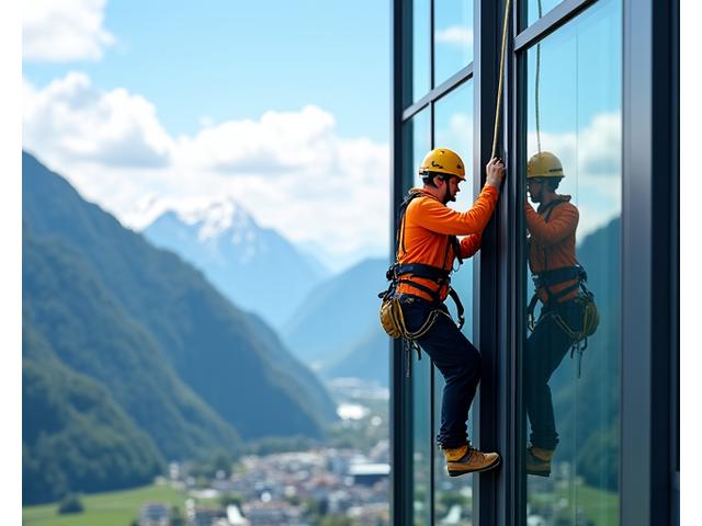 Seilzugang Hochhausreinigung Innsbruck